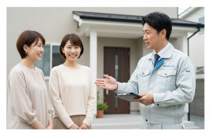 信頼できるアフターサービスと耐震性