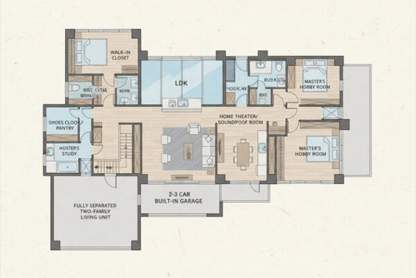 1億円の家の間取りと平均坪数